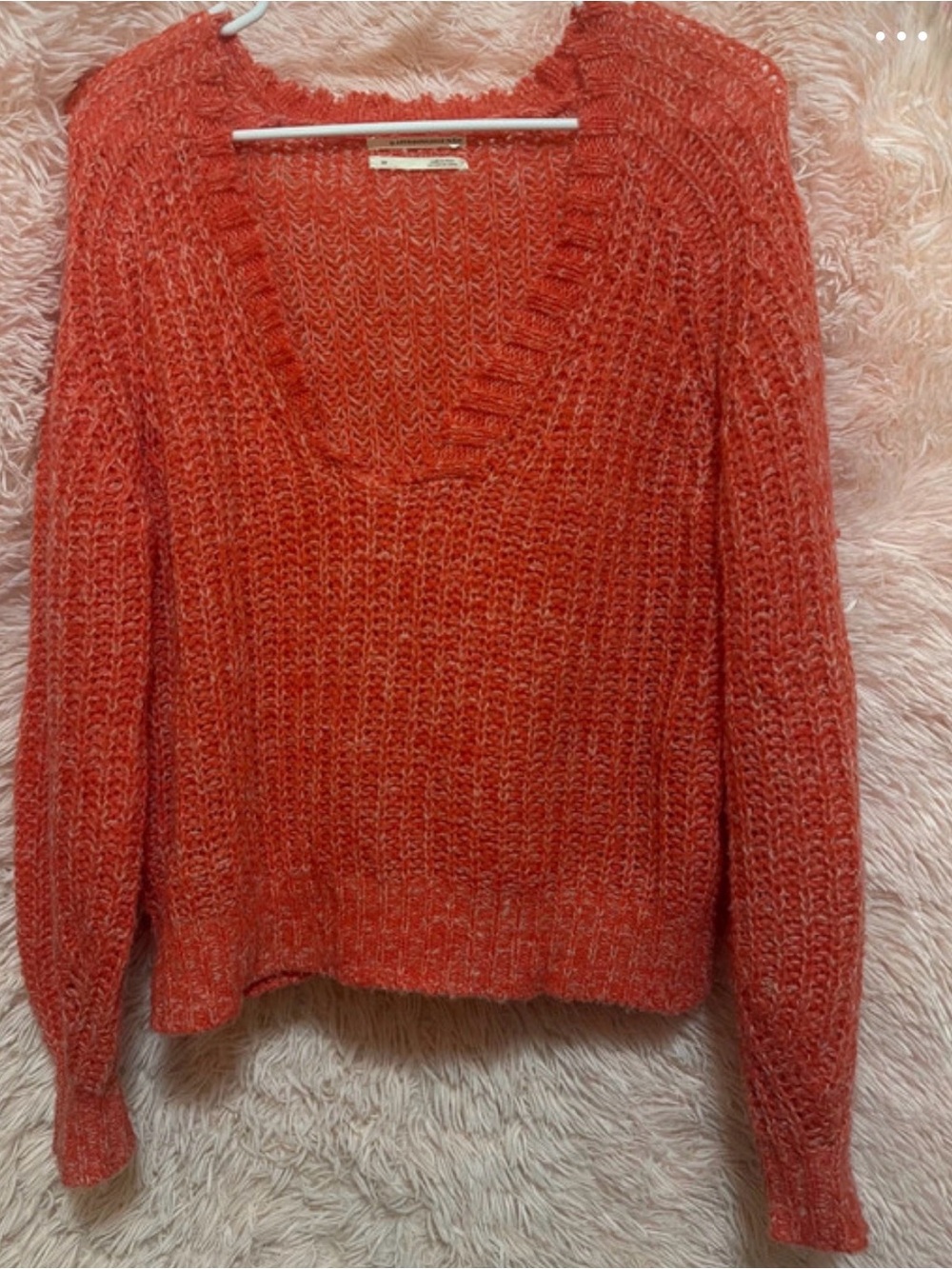Anthropologie Cozy V-Neck Women's Sweater